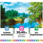 Картина стразами (алмазная мозаика) 30*40см, остров сокровищ 