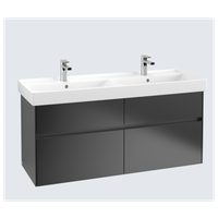 Тумба под раковину Villeroy&Boch COLLARO C013L0PD black matt