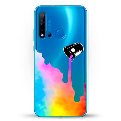 фото Силиконовый чехол краски на huawei nova 5i andy & paul