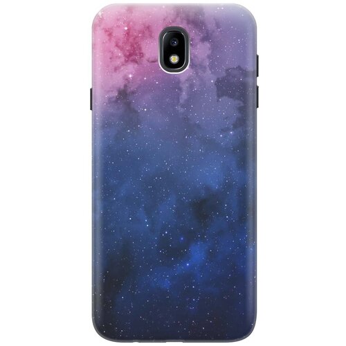 фото Gosso ультратонкий силиконовый чехол-накладка для samsung galaxy j7 (2017) с принтом "звездное зарево"