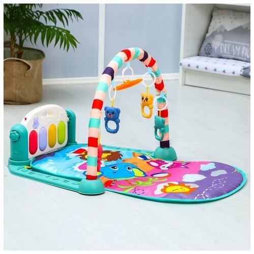 Развивающий музыкальный коврик Пляж 73x48 см 2560₽