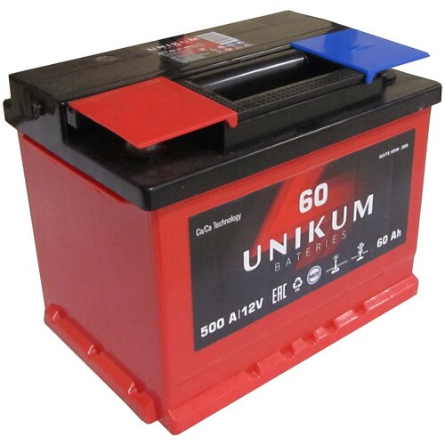 Аккумуляторная батарея 60 UNIKUM прямая полярность