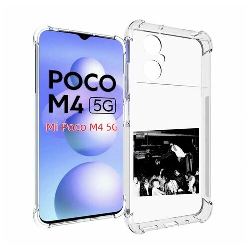 Чехол MyPads Playboi Carti - Die Lit для Xiaomi Poco M4 5G задняя-панель-накладка-бампер
