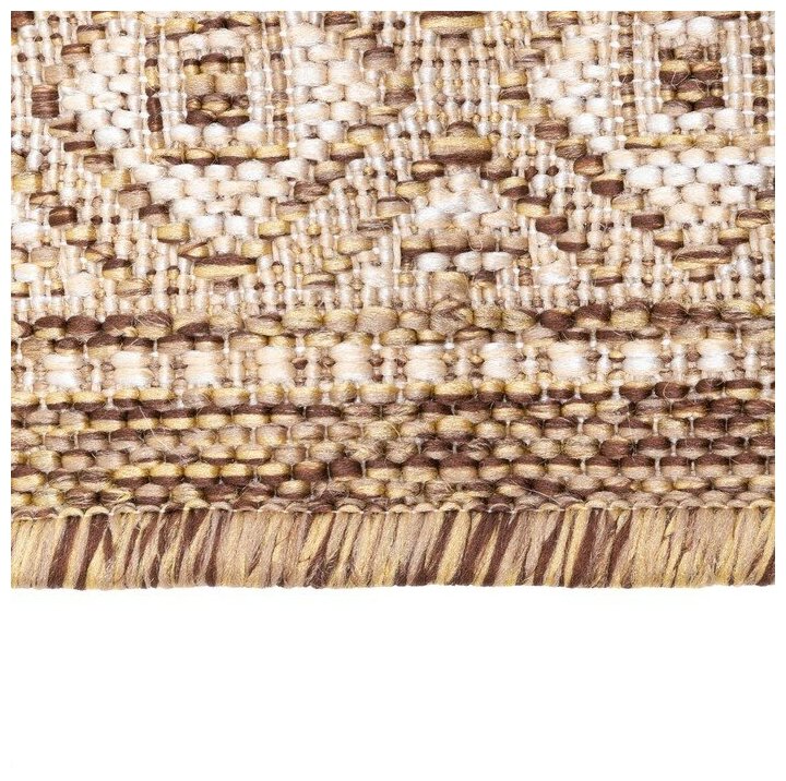 Ковер-циновка Люберецкие ковры Эко 7903-23 овальный, 0,5 x 0,8 м - фотография № 2
