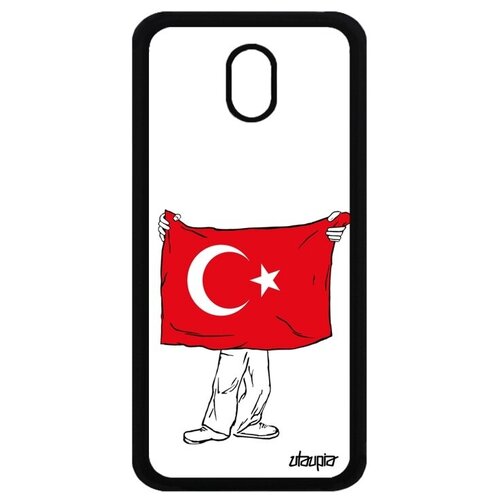 фото Противоударный чехол для // galaxy j5 2017 // "флаг турции с руками" патриот государственный, utaupia, белый