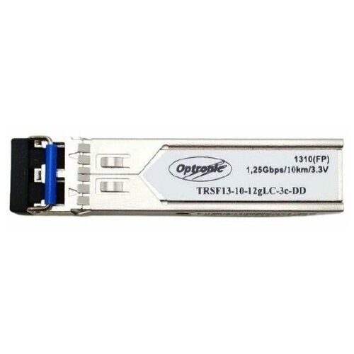 Optronic TRSF13-10-12gLC-3c-DD Модуль SFP Dual LC, 1.25Гбит/с, 1310/1550нм, 10км, DDM