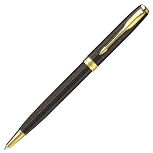 Шариковая ручка Parker Sonnet Chiselled K550, Chocolate GT R0788980