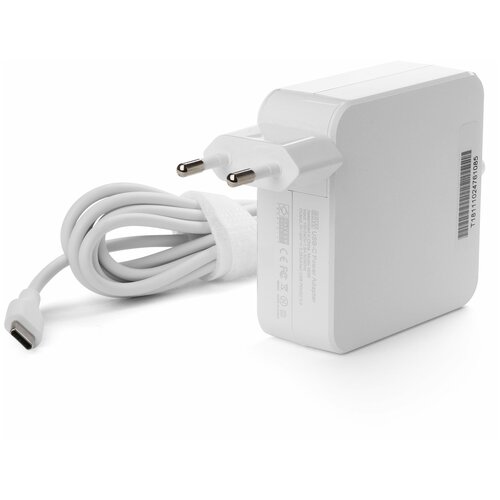 Универсальный блок питания 60W c портом USB-C, Power Delivery 3.0, Quick Charge 3.0, кабель 175 см. Белый