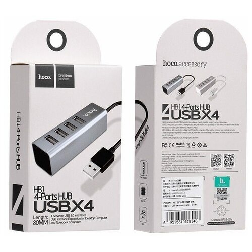 USB HUB Hoco HB1- 4 порта