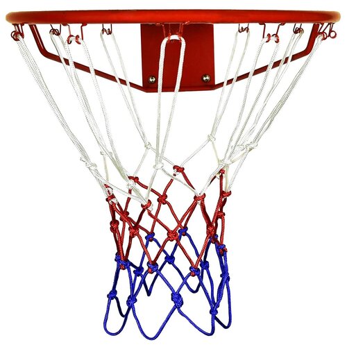 Сетка баскетбольная 8203 (6001) триколор, для кольца №7