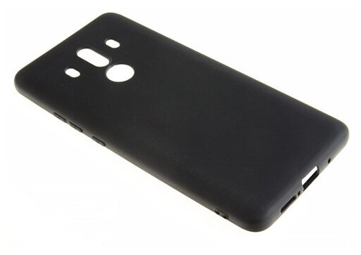 Силиконовый чехол TPU Case матовый для Huawei Mate 10 Pro черный
