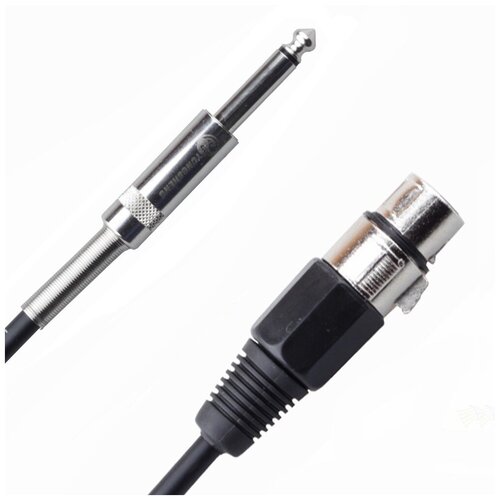 Кабель аудио 1xJack - 1xXLR Rich Pro RP211BLK 3.0m
