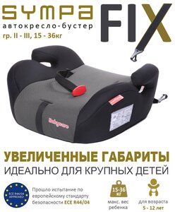 Фото Бустер группа 2/3 (15-36 кг) Babycare Sympa Isofix