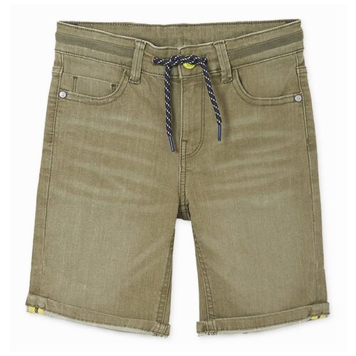 фото Джинсовые шорты nukutavake by mayoral 6295/21 хаки 140