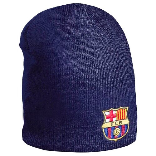фото Шапка barcelona вязаная синяя 115125