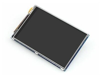Монитор Waveshare 3.5 inch resistive touchscreen LCD screen (IPS), питание по USB, для Raspberry Pi 3 RA332