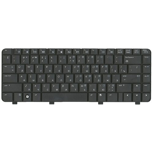 Клавиатура для ноутбука HP 530 черная 611₽
