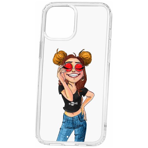 фото Чехол для apple iphone 12 pro max kruche print smiling / чехол для apple iphone / чехол с рисунком / чехол с принтом / чехол для айфон / бампер на айфон / чехол накладка для iphone / противоударная накладка для iphone / защита для iphone / защита на айфон / cиликоновый чехол для iphone / пластиковый чехол на iphone / защитный чехол для iphone кruче,kruche