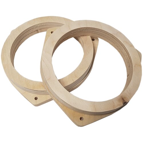 Проставочные кольца Lada Vesta Hyundai Solaris 1 Renault Logan 2 Nissan Almera для 16 динамиков 2 шт фанера 70000₽