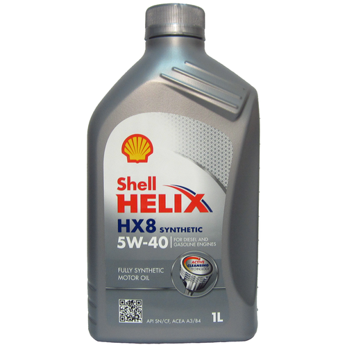 фото Масло моторное shell helix hx8 sn+ 5w-40 (синт 1л. 550051580