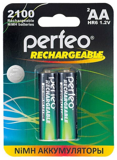 Аккумулятор Perfeo AA2100mAh/2шт