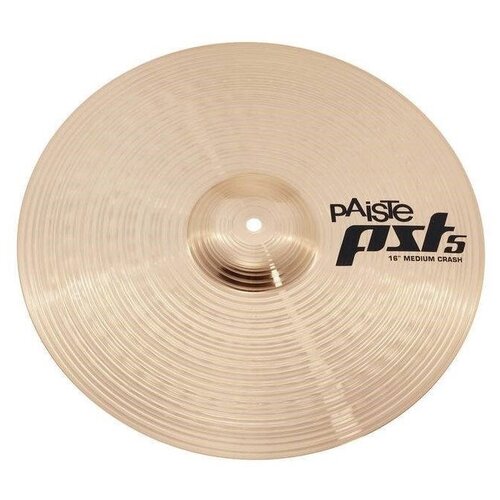 Тарелка Paiste 16 PST5 Medium Crash тарелка для ударной установки paiste 0001061216 2002 thin crash