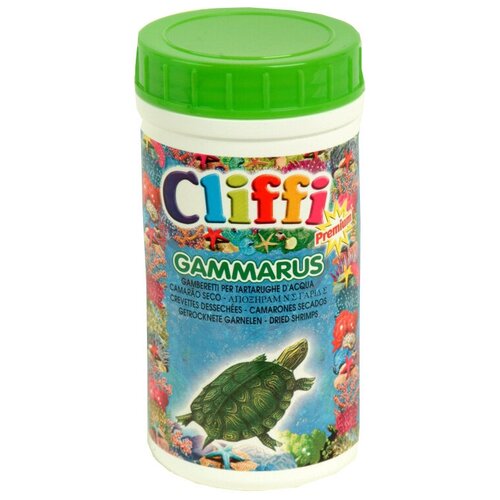 Cliffi Для черепах, средние сушеные креветки, 250мл (Gammarus) 0.025 кг