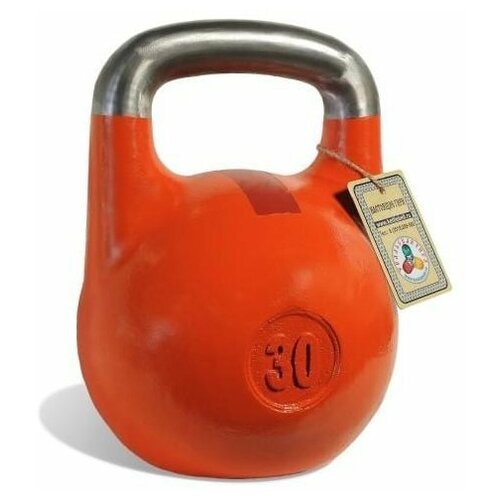 фото Гиря чемпионская titan 30 кг (оранжевая с красной полосой) (1110869)
