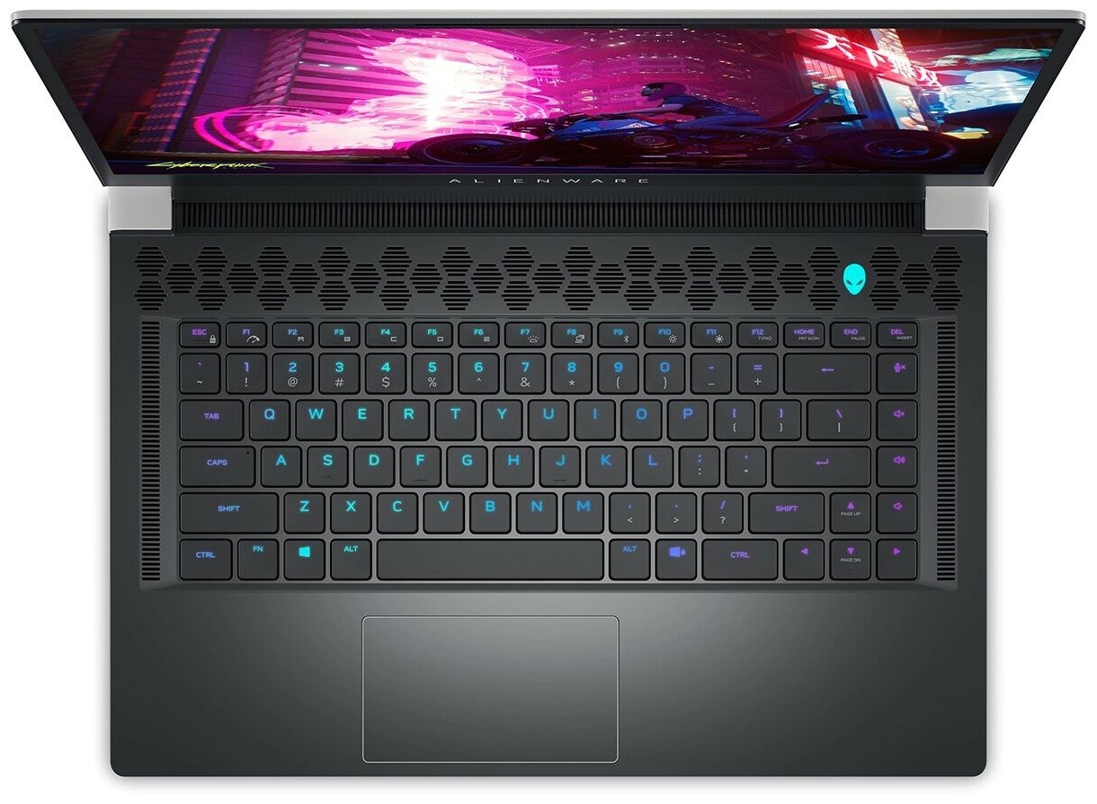 Ноутбук Dell Alienware x15 R1 X15-9932 silver Core i7-11800H16G512G SSD156 FHD IPS 165Hz AGNV RTX3070 8GWiFiBTWin10