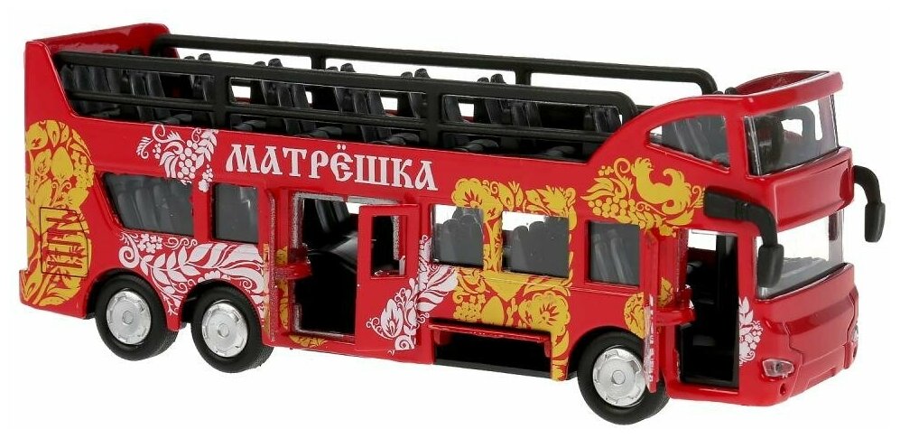 Машинка ТехноПарк Автовоз с экскаватором 37см 2012A114-R