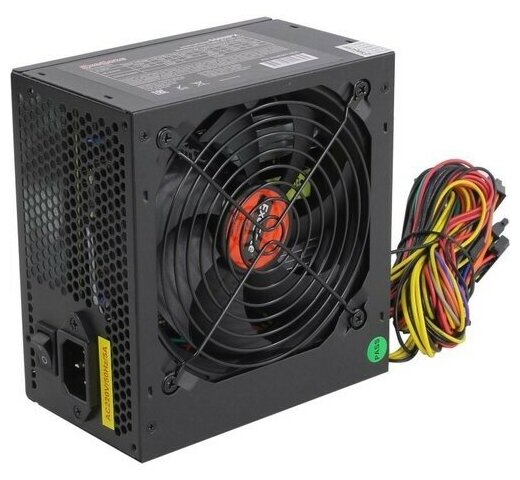 EXEGATE Блок питания EX282071RUS Блок питания 550W 550NPX, ATX, black,12cm fan, 24p+4p, 6 8p PCI-E, 3 SATA, 2 IDE, FDD