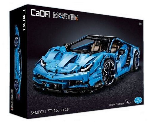 Конструктор Double Eagle CaDA Master C61041W Lamborghini Centenario, 3842 дет.