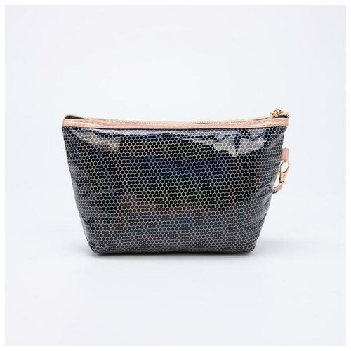 фото Косметичка на молнии, цвет чёрный хорошее настроение