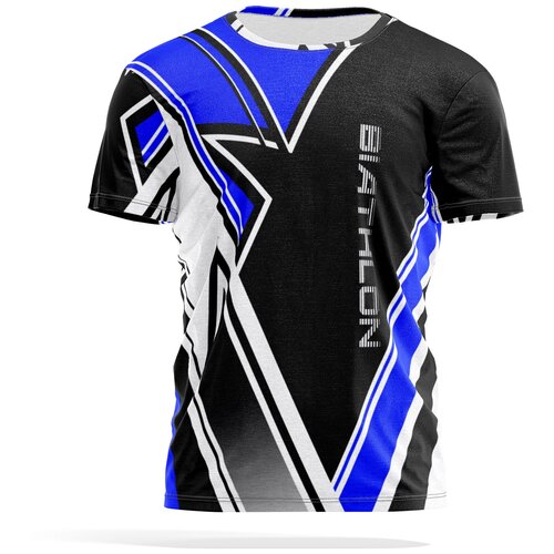 фото Футболка panin brand, размер xxl, белый, черный