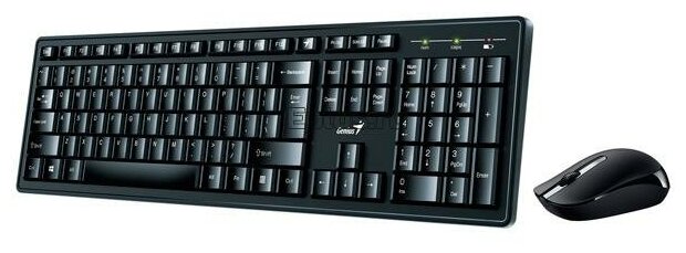 Комплект (клавиатура+мышь) Genius keyboard+mouse Smart KM-8200, Dual Color, RU, 2.4GHZ