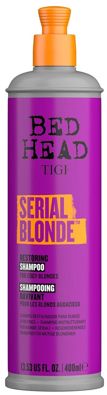 TIGI шампунь Serial Blonde Restoring для блондинок, 400 мл