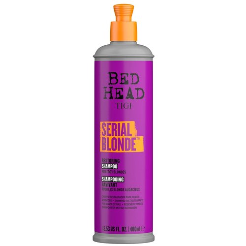 TIGI шампунь Serial Blonde Restoring для блондинок, 400 мл tigi шампунь serial blonde restoring для блондинок 970 мл