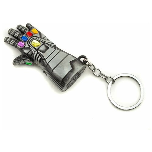 Брелок для ключей - Перчатка бесконечности Marvel NoBrand. Цвет: серый