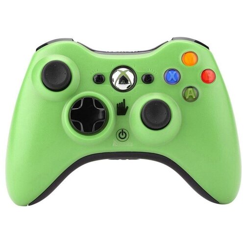 Геймпад для Xbox 360 Беспроводной Зеленый (Green) + батарейки