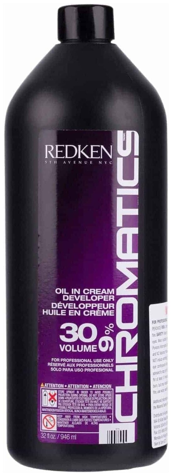 Redken Хроматикс Проявитель крем-масло 30 Vol [9%] 1000 мл (Redken, ) - фото №3