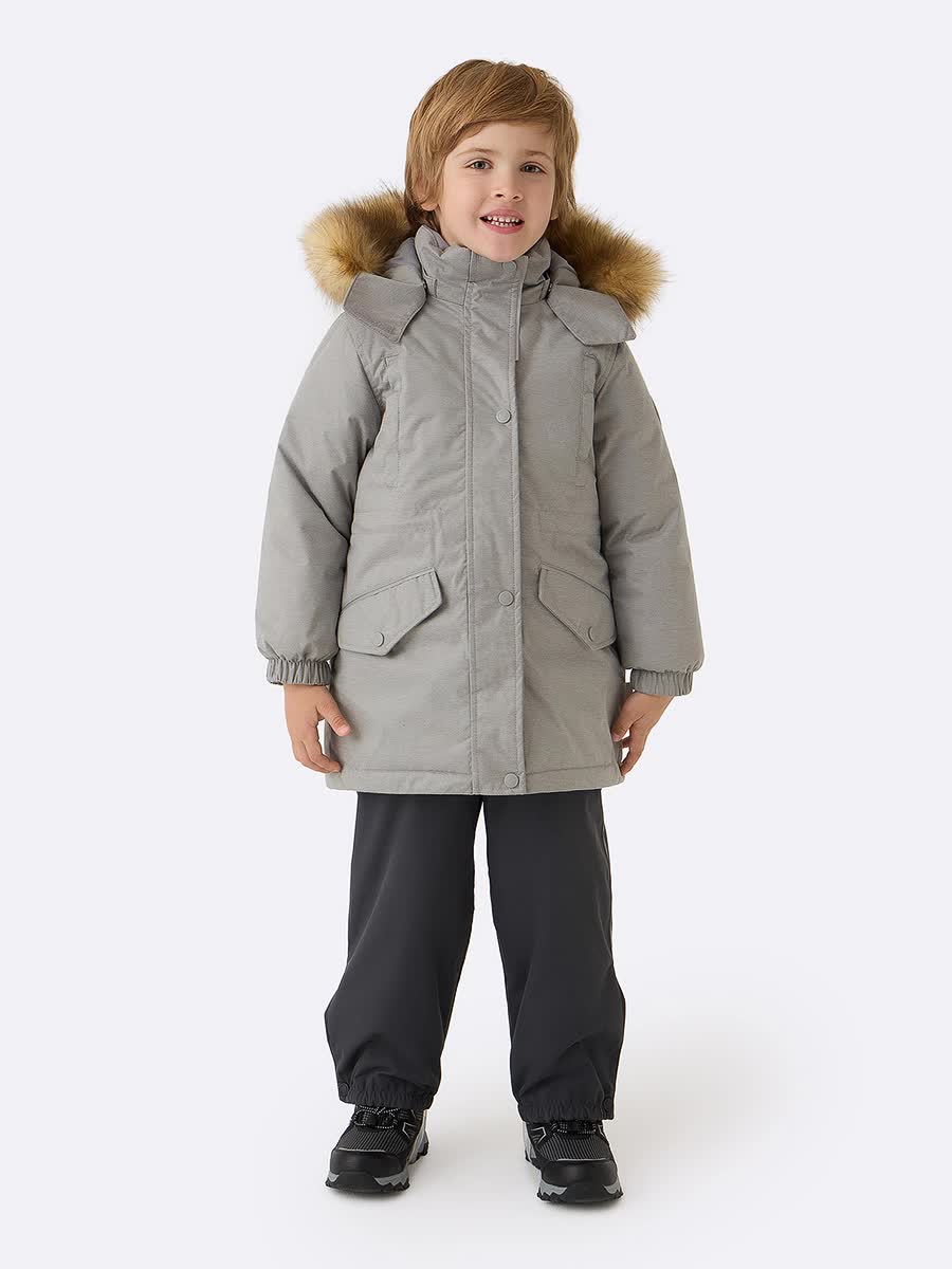 Куртка Lassie Aulikki, размер 104, серый — фото 1