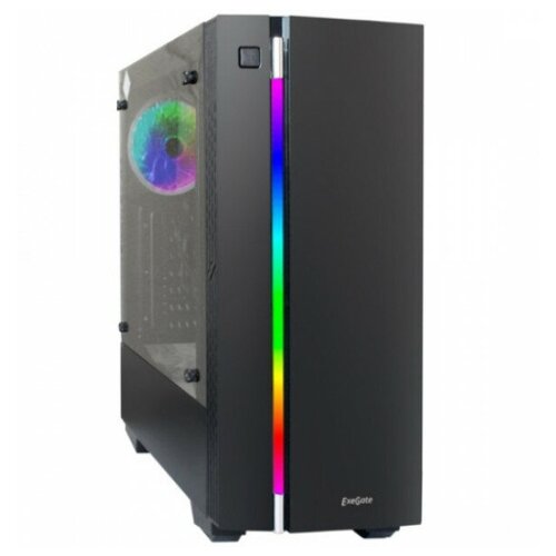 Корпус для компьютера Exegate EX283743RUS Miditower, black корпус для компьютера crown cmс gs10rgb 600w black