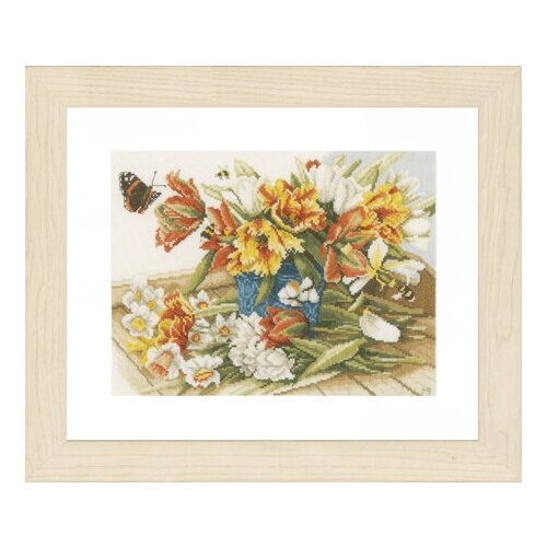 фото Набор для вышивания daffodils-tulips lanarte lanarte pn-0154324
