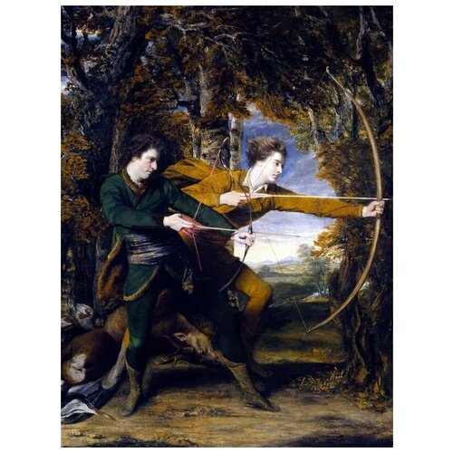 Репродукция на холсте Лучники (The Archers) Рейнольдс Джошуа 50см. x 67см.