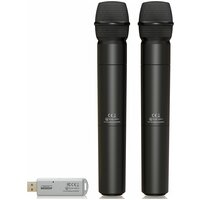 Behringer ULM202-USB двойная радиосистема с мини-приёмником с USB-интерфейсом