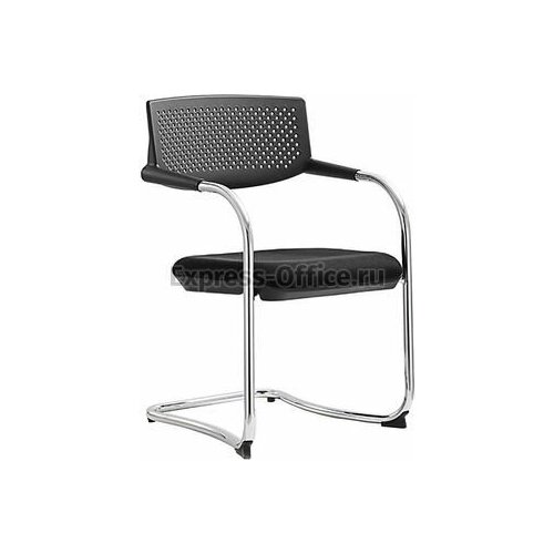 фото Конференц-кресло norden chairs самба black cf, обивка: пластик, цвет: ткань черная/пластик черный