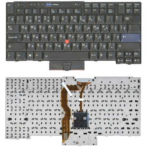 Клавиатура для ноутбука Lenovo IBM ThinkPad X220 T400 T400S T410 T520 T410I T420 T410S черная клавиатура для ноутбука lenovo ibm thinkpad t400 t400s t410 черная с трекпойнтом