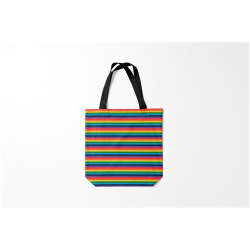 фото Сумка-шоппер / 40х40 см / мемы / радужный флаг burnettie