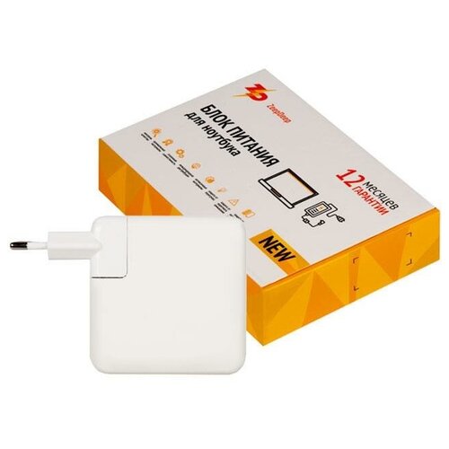 Блок питания Type-C (зарядка) ZeepDeep для MacBook TouchBar 15, 16 inches 87W MagSafe USB-C power unit блок питания type c зарядка zeepdeep для macbook touchbar 15 16 inches 87w magsafe usb c