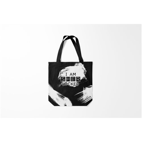 фото Сумка-шоппер / 40х40 см / сериалы / шерлок холмс sherlock burnettie
